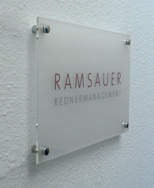 Firmenschilder auÃen / aussenschilder "doppelglas schilder ...