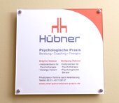 Acrylglas-Praxisschilder Mannheim