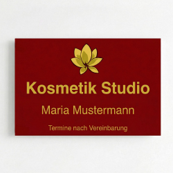 Kosmetikstudio Schild