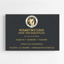 Kosmetikstudio Schild