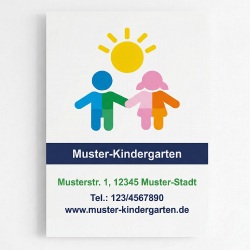 Kindergarten Schild