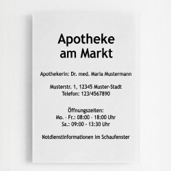 Apothekenschild