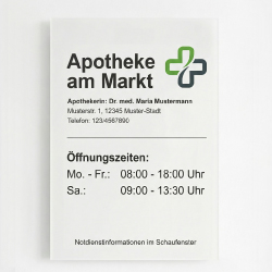 Apothekenschild