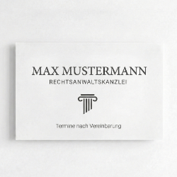 Rechtsanwaltsschild
