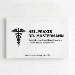 Heilpraktiker Schild