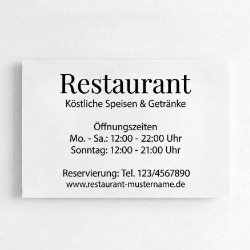 Restaurantschild