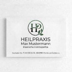 Heilpraktiker Schild