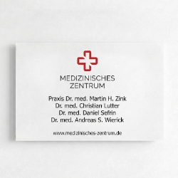 Medizinisches Zentrum Schild