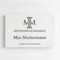 Rechtsanwaltsschild