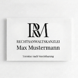 Rechtsanwaltsschild