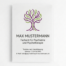 Psychotherapie Schild
