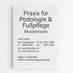 Podologieschild