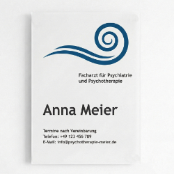 Psychotherapie Schild