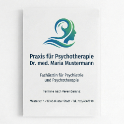 Psychotherapie Schild