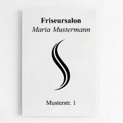 Friseurschild