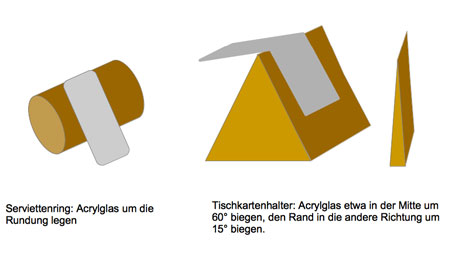 Holzformen fr Basteln aus Acrylglas