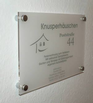 Ferienwohnung Schild