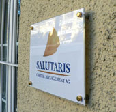 Auenschilder 'Acrylglas Klassik'