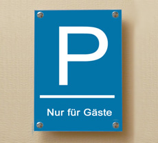 Parkplatzschilder