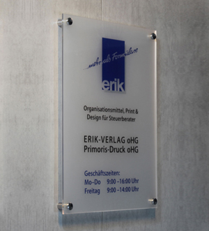 Schild Verlag - PLEXIGLAS® satiniert